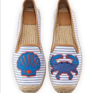 ISO Tory Burch Crab espadrilles